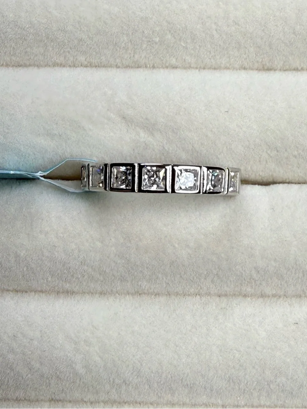 Moissanite 2.64 CTW 925 Sterling Silver Ring size 7